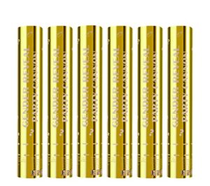 pilin 6 packs gold confetti cannon party poppers, ideal for weddings, thanksgiving, christmas, party supplies, birthday party, graduation party