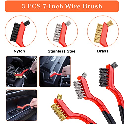 32Pcs Car Detailing Kit, Car Detailing Drill Brush Kit, Car Detailing Brush Set, Car Detailing Brushes & Car Wash Kit, Car Accessories for Women, Car Cleaning Brushes for Interior, Exterior, Wheels