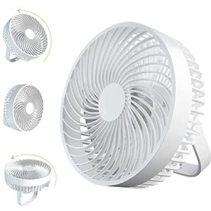 haidoliang personal desk fans,7 inch table fans,usb rechargeable portable fan with led lights,3 speeds quiet battery operated, baby stroller cooling fans,ceiling mini fan for travel camping bedroom