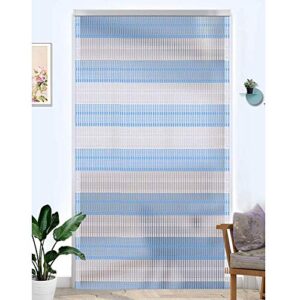 happlignly beaded door curtains for doorways bead string curtain for room dividers hanging home decoration entrance restaurant acrylic screen, 2 colors, size customizable