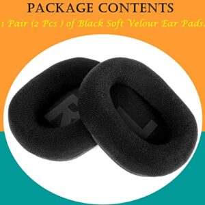 TaiZiChangQin Upgrade Ear Pads Ear Cushions Replacement Compatible with House of Marley Legend ANC Headphone (Black Velour Earpads)