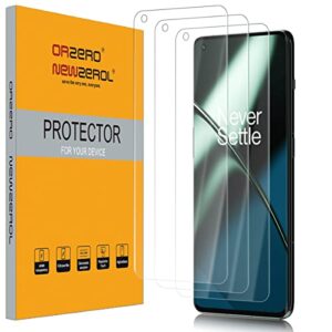 orzero (3 pack) compatible for oneplus 11 5g screen protector, premium soft edge to edge high definition tpu anti-scratch bubble-free (lifetime replacement)
