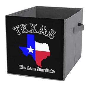 texas, the lone star state collapsible storage bins basics folding fabric storage cubes organizer boxes with handles