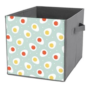 boiled eggs collapsible storage bins basics folding fabric storage cubes organizer boxes with handles