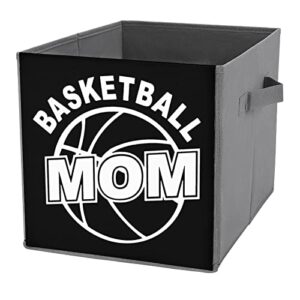 basketball mom collapsible storage bins basics folding fabric storage cubes organizer boxes with handles