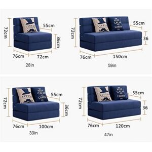 ACIYD Sofa Couch Convertible Sleeper Sofa, Modern and Simple Folding Sofa Bed, Recliner Couch Soft Futon Chaise, Couch Beds for Living Room for Business Reception Room or Apartment (Color : 150cm)