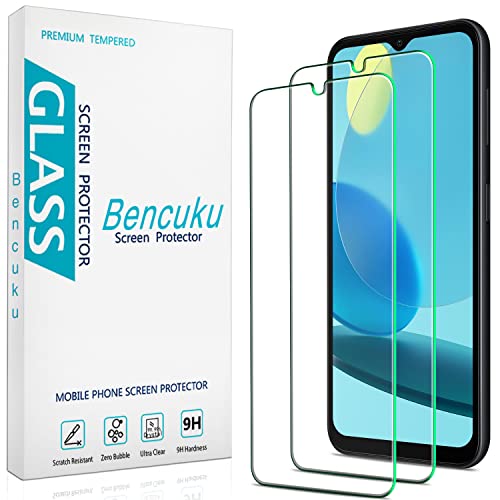 Bencuku by HPTech (2 Pack) Designed for Samsung Galaxy A14 5G Tempered Glass Screen Protector, Anti Scratch, Bubble Free