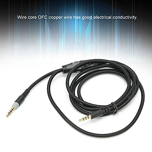 Headphone Cord, Headphone Cable 3.5mm Male to Male Audio Cable with Volume Control for HyperX Cloud