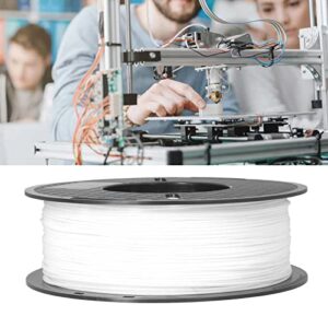 3D Printer Roll Filament, High Accuracy Consumables 1kg Spool 1.75mm PLA Print Filament for Industrial Devices(Transparent)