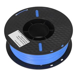 Gaeirt 3D Printer Roll Filament, Smokeless Plastic Shell 1kg Spool 1.75mm PLA Print Filament High Accuracy for Industrial Devices(Blue)