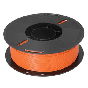 3d printer consumable, 1kg pla filament smokeless anti clogging for printing(orange)