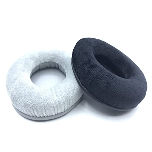 60 MM Replacement Velvet Ear Pads for ATH,Rapoo,Philips,Sony Headphones (60mm Black)