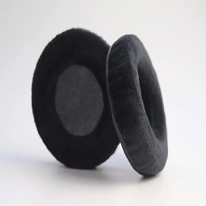 60 MM Replacement Velvet Ear Pads for ATH,Rapoo,Philips,Sony Headphones (60mm Black)