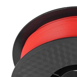 PLA Filament, 1kg 3D Printer Consumable Bubble Free Smokeless for Printing(Red)