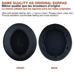 TENNMAK Earpads Replacement for Anker Soundcore Life Q35 Bluetooth Headphone Ear Pad Eartips (Black)