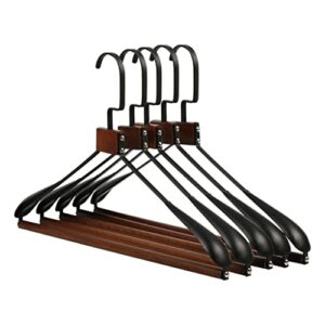n/a iron wood hanger wooden metal set household iron wide shoulder hanger beech wardrobe clothes hanger
