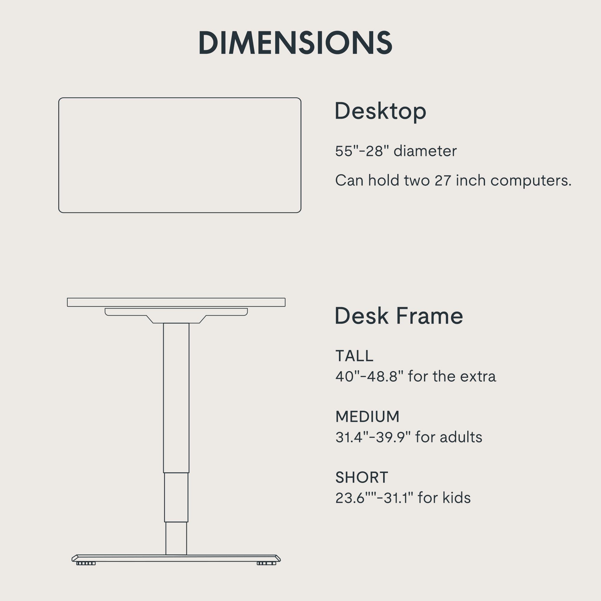 FLEXISPOT Standing Desk Dual Motor 3 Stages Whole-Piece Electric Stand Up Desk 55x28 Inch Height Adjustable Desk Home Office Desk (Black Frame + Black Desktop, 2 Packages)