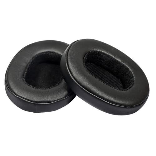 Replacement Ear Pads for Skullcandy Hesh 3/ANC/Evo and Crusher Wireless/ANC/Evo/360 and Venue ANC Over-Ear Headphones,Protein Leather and Memory Foam Cushions Ear Muffs Covers - Deep Red