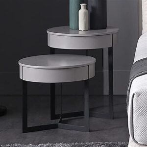 HIGOH Bedside Table Bedroom Bedside Cabinet, Locker, Bedside Cabinet, Drawer, Furniture, Living Room