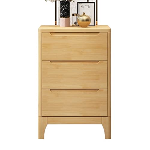 HIGOH Bedside Table Nightstand Nightstand with Drawers Bedroom Furniture Nightstand Lockers (Color : 1)