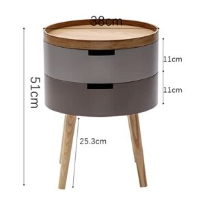 HIGOH Bedside Table Bedside Table Bedroom is Small and Simple (Color : 1)