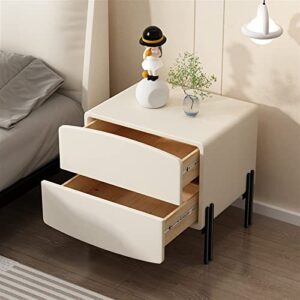 HIGOH Bedside Table Simple Modern Bedside Table Light Luxury Style Art Design Furniture Bedroom (Color : 1)