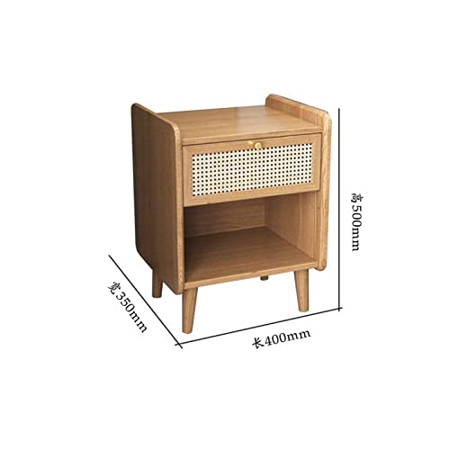 HIGOH Bedside Table Drawer Bedside Table for Bedroom, Living Room and Dining Table