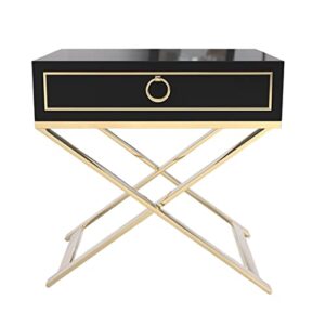 higoh bedside table living room luxury bedside table bedroom metal nightstand small storage locker with drawer side cabinet home furniture