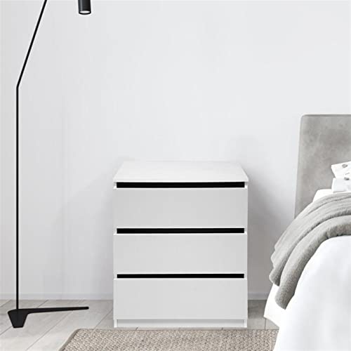 HIGOH Bedside Table Three-Layer Chest of Drawers Bedside Table Bedside Table with 3 Drawers Storage Storage Bedroom Cabinet