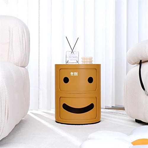 HIGOH Bedside Table Minimal Bedroom, Modern Storage Cabinet, Bedside Cabinet, Bed Table (Color : 5)