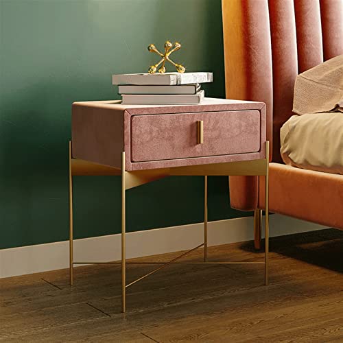 HIGOH Bedside Table Living Room, Bedroom, Cabinet, Bedside Cabinet, Simple and Modern Bedside Cabinet (Color : 2)