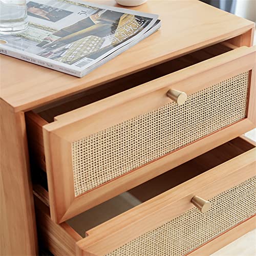 HIGOH Bedside Table Bedside Cabinet Household Living Room Storage Side Cabinet Home Storage Cabinet Bedroom Furniture Nightstand