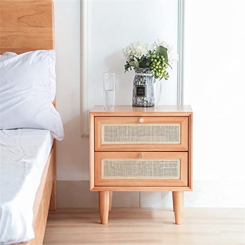 HIGOH Bedside Table Bedside Cabinet Household Living Room Storage Side Cabinet Home Storage Cabinet Bedroom Furniture Nightstand