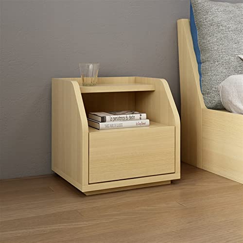 HIGOH Bedside Table Bedroom Cabinet Bedside Cabinet Simple Modern Apartment Multi-Function Locker Furniture (Color : 1)