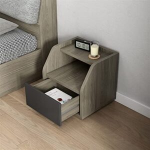HIGOH Bedside Table Bedroom Cabinet Bedside Cabinet Simple Modern Apartment Multi-Function Locker Furniture (Color : 1)