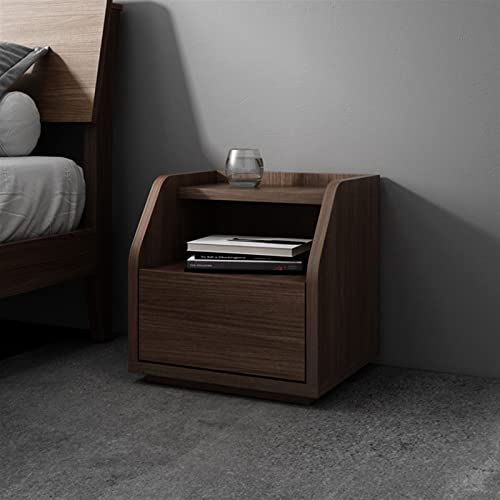 HIGOH Bedside Table Bedroom Cabinet Bedside Cabinet Simple Modern Apartment Multi-Function Locker Furniture (Color : 1)