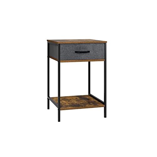 HIGOH Bedside Table Bedside Table Bedside Table with Drawer Locker Shelf Bedside Table for Bedroom Living Room