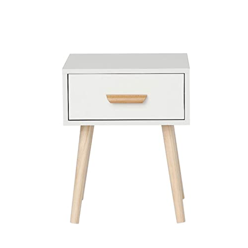 HIGOH Bedside Table Bedroom Bedside Table Coffee Modern Storage Drawer Bedside Table Bedroom Dresser Bedroom Furniture