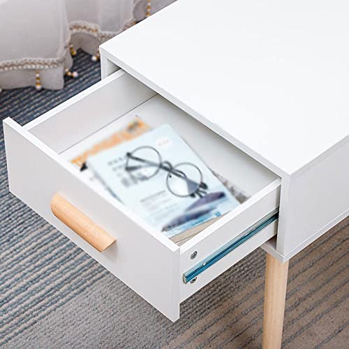 HIGOH Bedside Table Bedroom Bedside Table Coffee Modern Storage Drawer Bedside Table Bedroom Dresser Bedroom Furniture