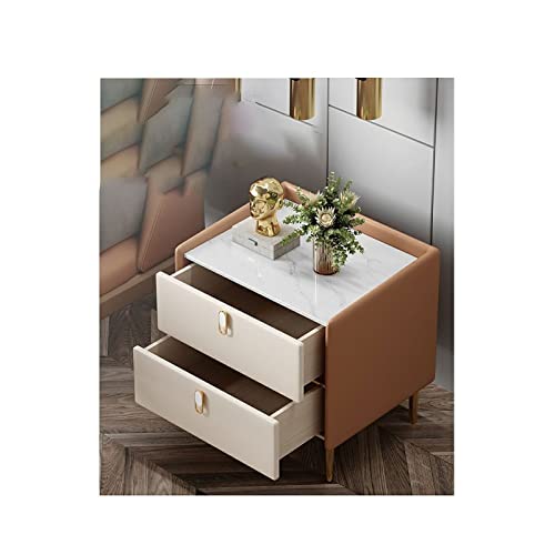 HIGOH Bedside Table Bedroom Small Bedside Table Bedroom Dressers Mobile Luxury Nightstand Organizer Unique Bedroom Cabinets