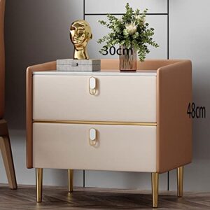 HIGOH Bedside Table Bedroom Small Bedside Table Bedroom Dressers Mobile Luxury Nightstand Organizer Unique Bedroom Cabinets