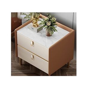 HIGOH Bedside Table Bedroom Small Bedside Table Bedroom Dressers Mobile Luxury Nightstand Organizer Unique Bedroom Cabinets