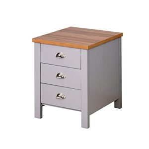 HIGOH Bedside Table Nightstands Bedside Table Multi-Function Living Room Bedroom Storage Cabinet with Drawers