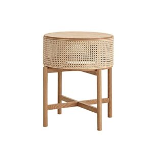 higoh bedside table coffee table rattan sofa sides table simple tea table living room bedroom rattan small round nightstand
