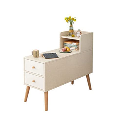 HIGOH Bedside Table Bedside Table Simple Bedside Table Home Living Room Bedroom Sofa Side Table Small Apartment Storage Cabinet