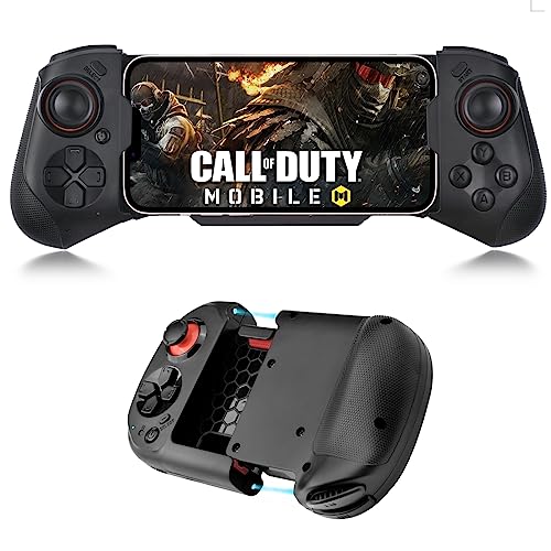 arVin Mobile Gaming Controller for iOS Android Wireless Gamepad Joystick iPhone 14/13/12/11, Samsung Galaxy S22/S21/S20, One Plus, Call of Duty, Genshin Impact