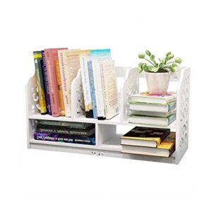 geltdn bookshelf small on the desk simple multifunctional storage shelf convenient and practical, a good product to enhance the taste of home life