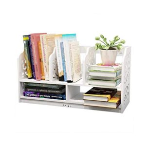 GELTDN Bookshelf Small On The Desk Simple Multifunctional Storage Shelf Convenient and Practical, A Good Product to Enhance The Taste of Home Life