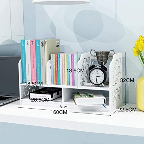 GELTDN Bookshelf Small On The Desk Simple Multifunctional Storage Shelf Convenient and Practical, A Good Product to Enhance The Taste of Home Life