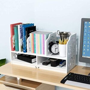 GELTDN Bookshelf Small On The Desk Simple Multifunctional Storage Shelf Convenient and Practical, A Good Product to Enhance The Taste of Home Life